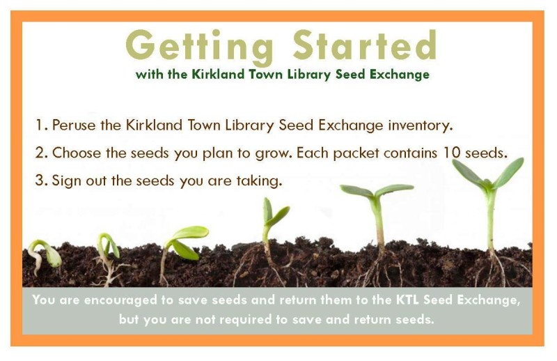 Seed Library Kirkland Town Library