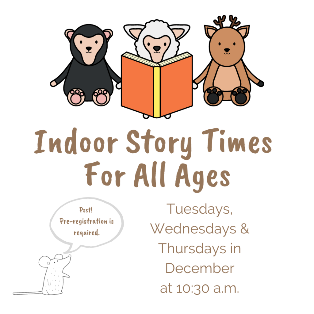 Indoor Story Time for All Ages | Kirkland Town Library